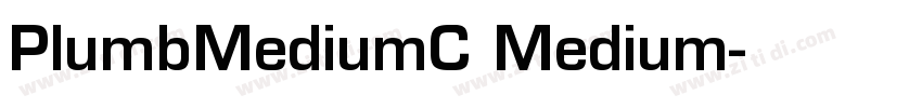 PlumbMediumC Medium字体转换